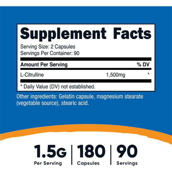 Nutricost L-Citrulline - Image 2