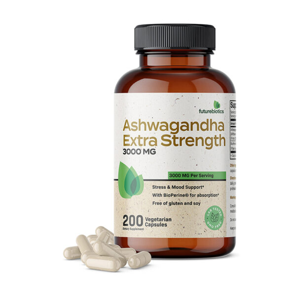 Futurebiotics Ashwagandha Capsules Extra Strength 3000mg