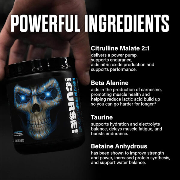 Curse Non-Stim Pumps Pre-Workout - Image 3