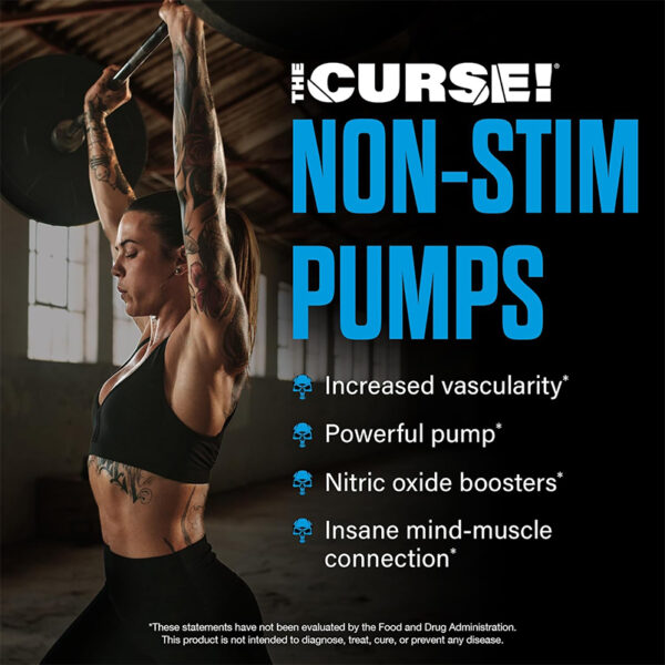 Curse Non-Stim Pumps Pre-Workout - Image 6