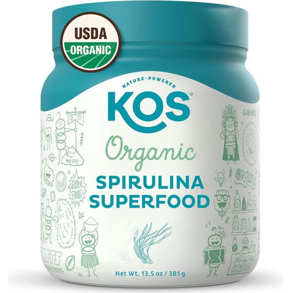 KOS Organic Spirulina Powder 381G