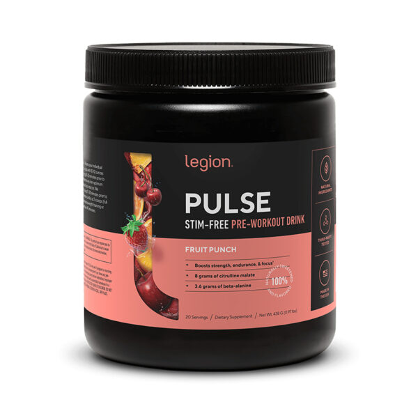 Legion Pulse Pre Workout, Stim-Free