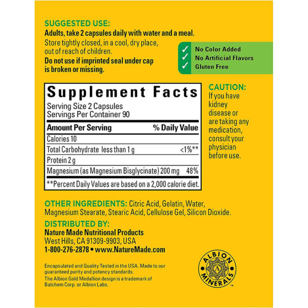 Nature Made Magnesium Glycinate - Image 2