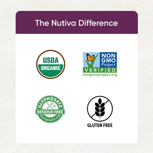 Nutiva Organic Premium Nutrient-Dense Raw Black Chia Seeds with 3g Protein & 5g Fiber - Image 5