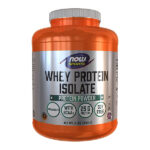 NOW, Whey Protein Isolate, Unflavored 5LBS