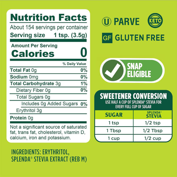 SPLENDA Stevia Zero Calorie Sweetener - Image 3