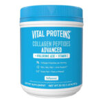 Vital Proteins Collagen Peptides Powder with Hyaluronic Acid and Vitamin C, Unflavored, 567g
