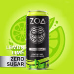 ZOA Zero Sugar Energy Drink, Lemon Lime