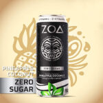 ZOA Zero Sugar Energy Drink, Pineapple Coconut